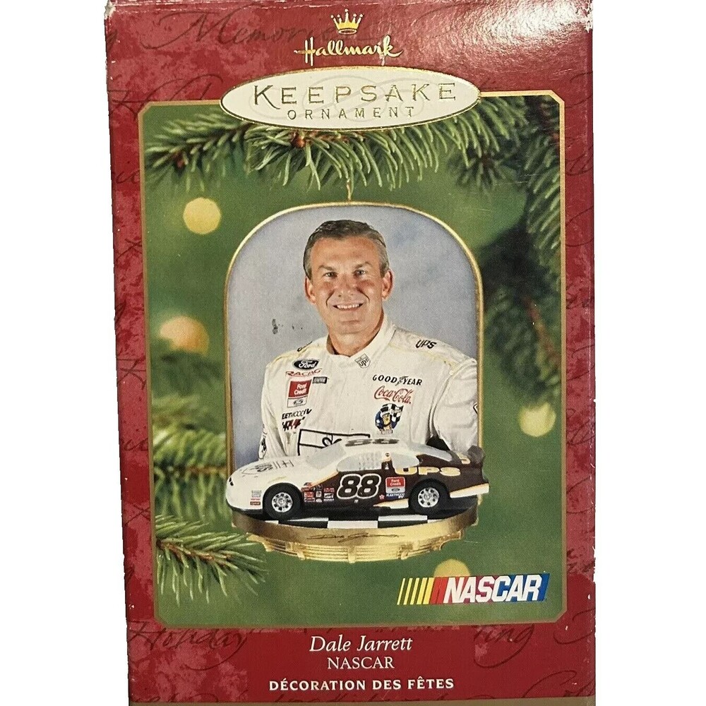 Hallmark  Keepsake Ornament Dale Jarrett 2001 NASCAR Racing Motorsports NIB